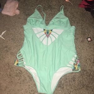 Seafoam One Piece Swimsuit